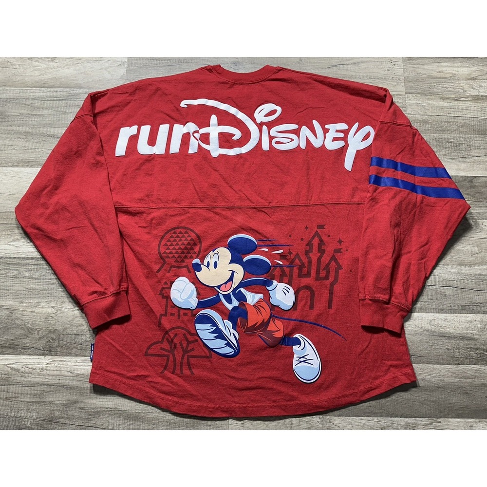 Disney Run Disney Spirit Jersey 2021 Adult Size XL Red Every Mile Is Magic - Picture 2 of 16